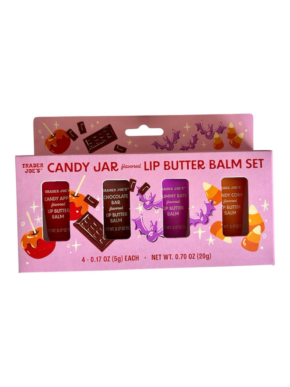 Candy Jar Flavored Lip Butter Balm Halloween Fall Set Trader Joe’s